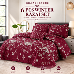 Winter Quilt/Razai set (Heavy Polyester Filling) KDI 311