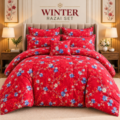 Winter Quilt/Razai set (Heavy Polyester Filling) KDI 317