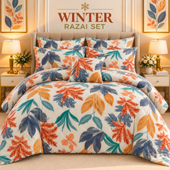Winter Quilt/Razai set (Heavy Polyester Filling) KDI 319
