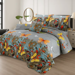 7 Pcs Comforter Set King Size Design KCC 080