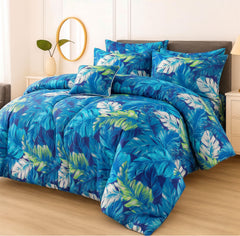 7 Pcs Comforter Set King Size Design KCC 093