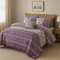 7 Pcs Comforter Set King Size Design KCC 096