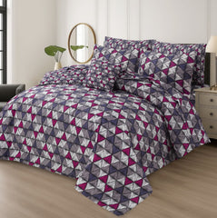 7 Pcs Comforter Set King Size Design KCC 091