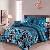 7 Pcs Comforter Set King Size Design KCC 081