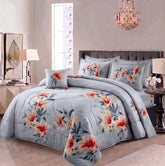 7 Pcs Comforter Set King Size Design KCC 083