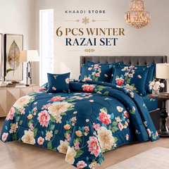 Winter Quilt/Razai set (Heavy Polyester Filling) KDI 314