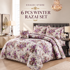 Winter Quilt/Razai set (Heavy Polyester Filling) KDI 313