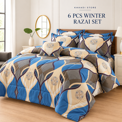 Winter Quilt/Razai set (Heavy Polyester Filling) KDI 307