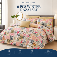Winter Quilt/Razai set (Heavy Polyester Filling) KDI 303