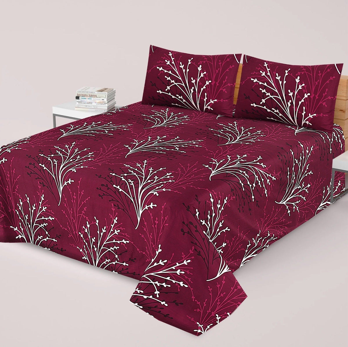 3 Pcs Bed sheet B- 305