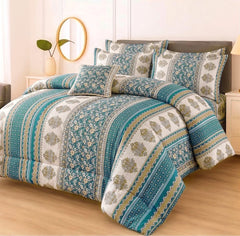 7 Pcs Comforter Set King Size Design KCC 150