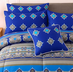 7 Pcs Comforter Set King Size Design KCC 109