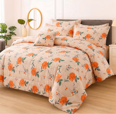 7 Pcs Comforter Set King Size Design KCC 108