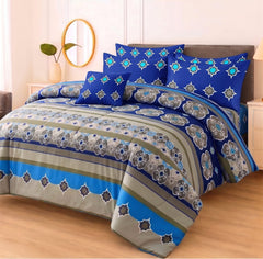 7 Pcs Comforter Set King Size Design KCC 109