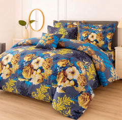 7 Pcs Comforter Set King Size Design KCC 104