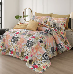7 Pcs Comforter Set King Size Design KCC 100