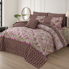 7 Pcs Comforter Set King Size Design KCC  094