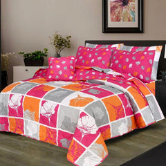 7 Pcs Comforter Set King Size Design KCC  086