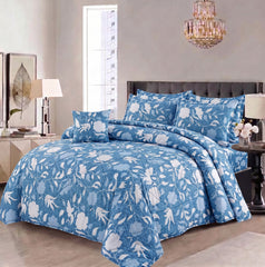 7 Pcs Comforter Set King Size Design KCC 124