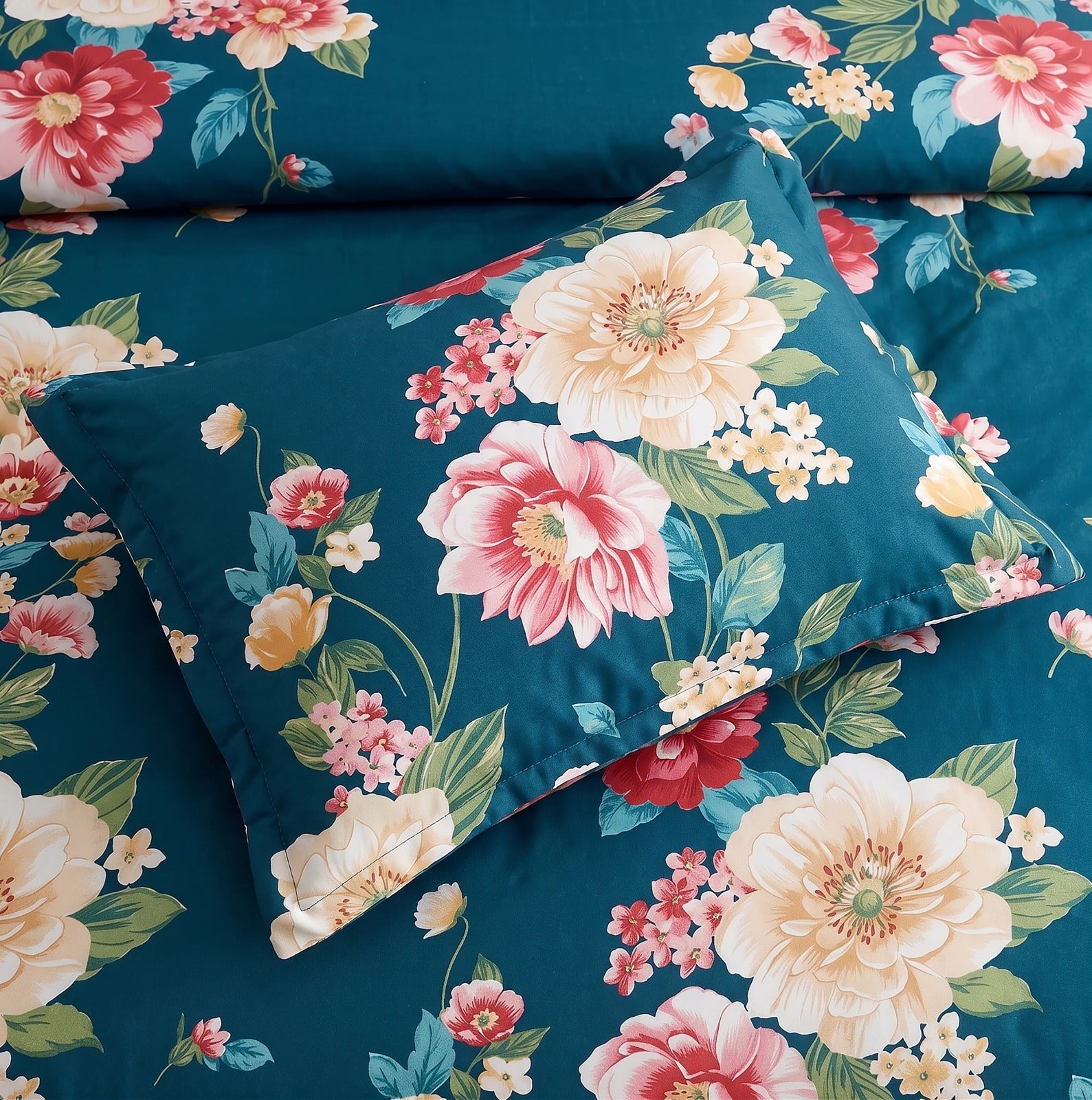 7 Pcs Comforter Set King Size Design KCC 123