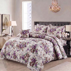 7 Pcs Comforter Set King Size Design KCC 122