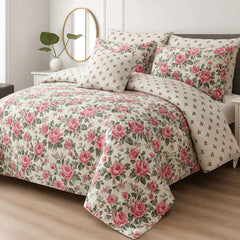 7 Pcs Comforter Set King Size Design KCC 121