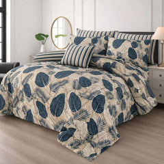 7 Pcs Comforter Set King Size Design KCC 119