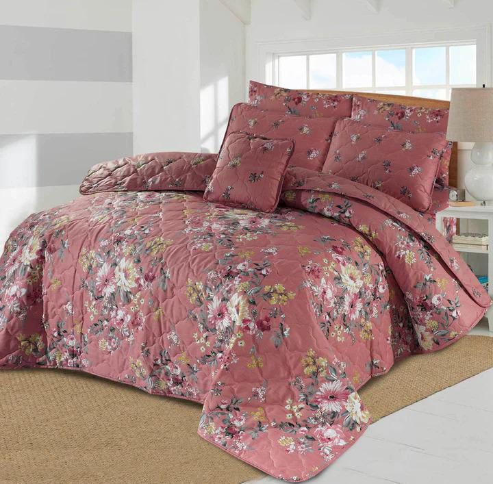 7 Pcs Comforter Set King Size Design KCC 117