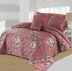 7 Pcs Comforter Set King Size Design KCC 117