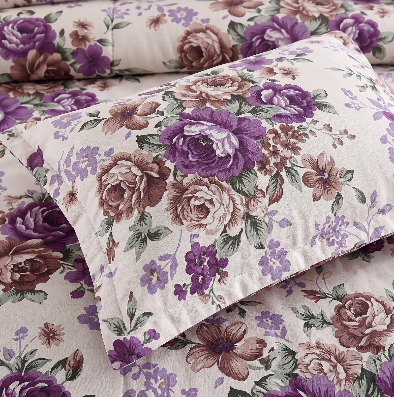 7 Pcs Comforter Set King Size Design KCC 122